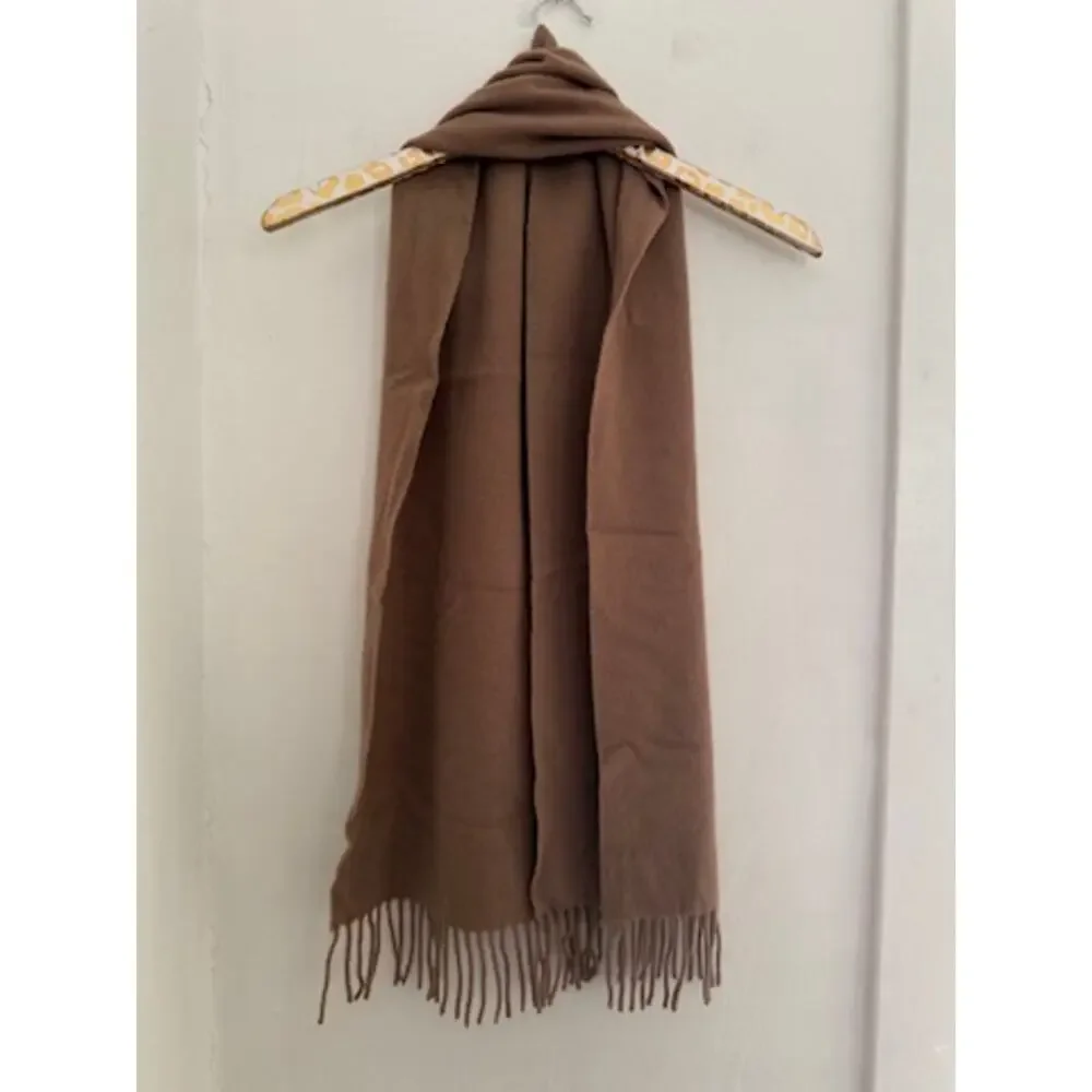 Polo Ralph Lauren Tan Lambswool Scarf